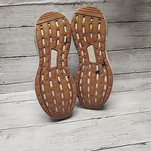 adidas RapidaSport Leopard Print Running Shoe Black Gold Metallic Women’s Size 6 - Picture 7 of 9